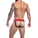 Jockstrap Rugby Schwarz-Rosa Neon