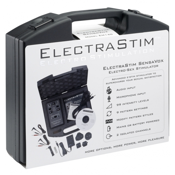 Sensavox Em140 ElectraStim Unidade de Electroestimulação