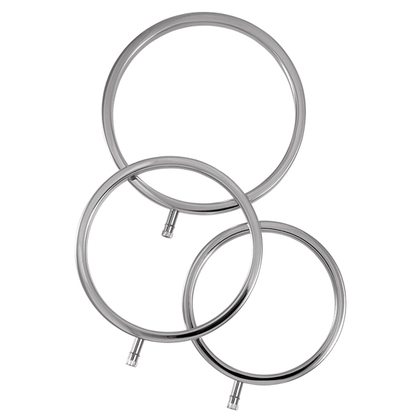 Lot de 3 Anneaux péniens Électro SCROTAL RINGS Electrastim