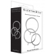 Lot de 3 Anneaux péniens Électro SCROTAL RINGS Electrastim