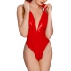 Corpo VINYL BODY ZIP Rosso