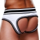 Bottomless OPEN BRIEF Prowler White-Black