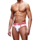Bottomless Open Brief Prowler White-Red