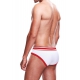 BRIEF Slip Prowler Bianco-Rosso