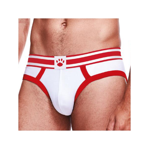 BRIEF Prowler Briefs Blanco-Rojo