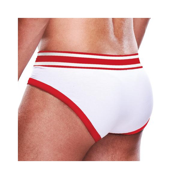 BRIEF Prowler Briefs Blanco-Rojo