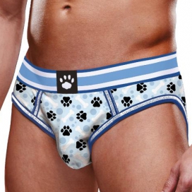 Prowler Underwear Bottomless Puppy Open Brief Prowler Light Blue