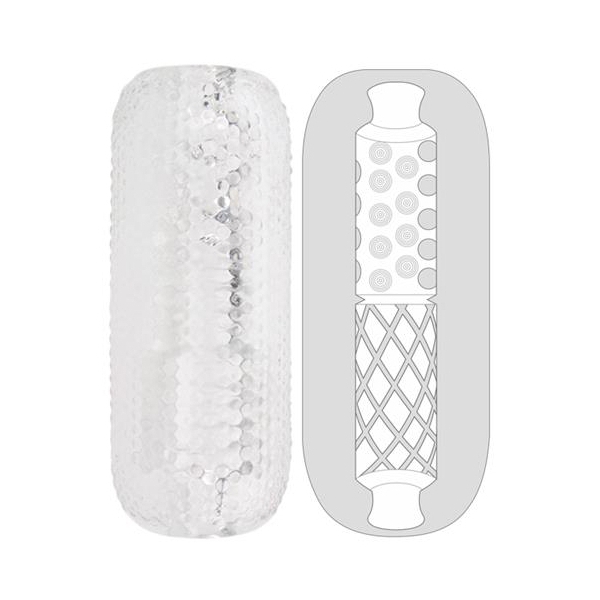 Palm Stroker N°3 masturbation sheath - 12.5cm transparent