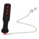 Peddel met ketting en plug Spankabel 30cm