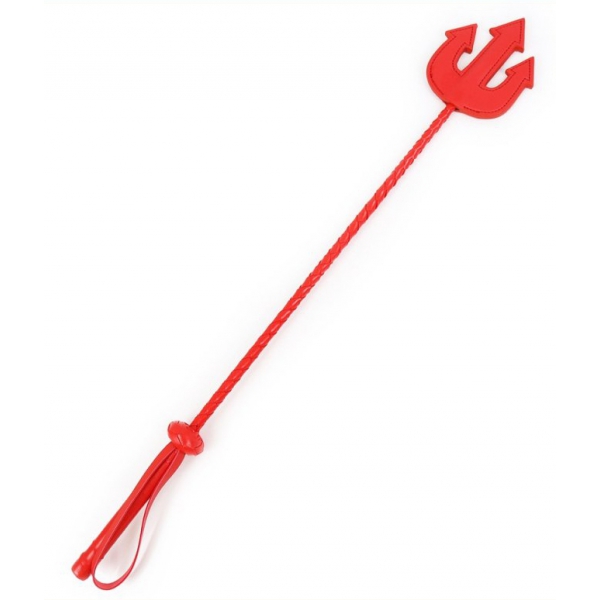 Trident Whip 65cm Red