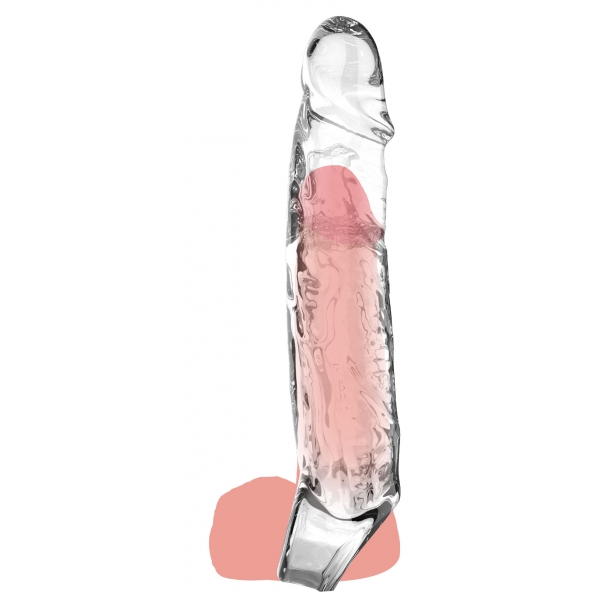 Get Real transparent penis sleeve L 16 x 3.5cm
