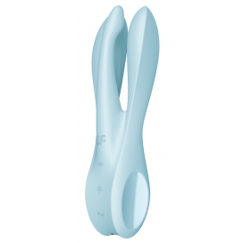 Satisfyer Threesome 1 Estimulador de Clitoris Vibratório Satisfatório Azul
