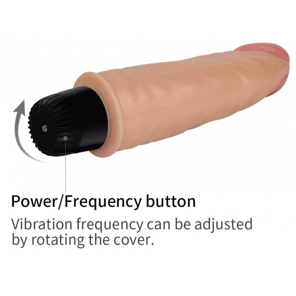 Dildo vibrante Real Feel 14 x 3,7 cm