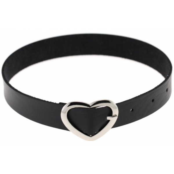 Collar Corazón Attach Negro