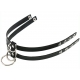 Double Row 3 O-ring Collar BLACK