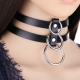 Double Row 3 O-ring Collar BLACK