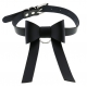 Bow Night Necklace Black