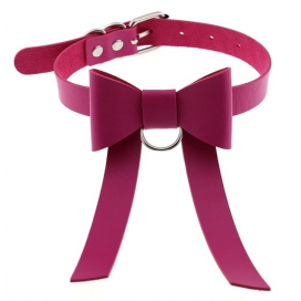 Collar Bow Night Rose