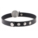 Collana Round Moon nera