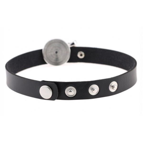 Collana Round Moon nera