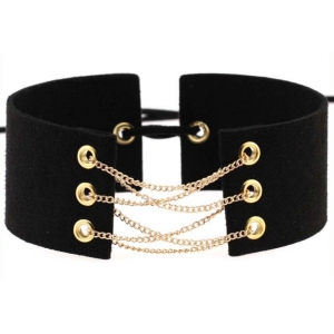 Joy Jewels Collar de coral negro