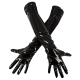 Guantes de vinilo negros