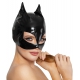 Maschera da gatto in vinile nero