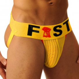 Fist Fist Logo Jock • Yellow