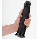 Dildo Curved Strong 23 x 5.5cm Black