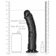 Gebogen Sterke Dildo 23 x 5,5cm Zwart