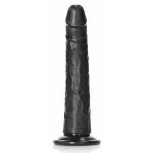 Real Rock Ultra Skin Slim Dildo RealRock 20 x 4.6cm Black