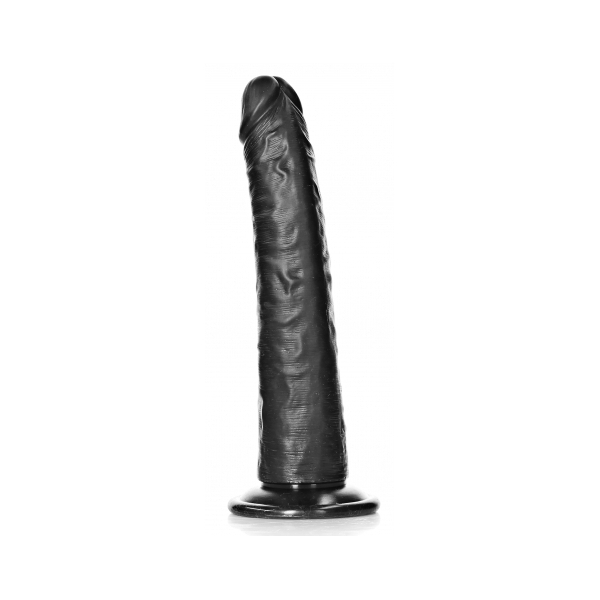 Consolador Delgado RealRock 20 x 4.6cm Negro