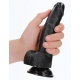 Dildo curvo Kurt 15 x 3,7 cm nero