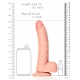 Realistischer Dildo Curved RealRock 17 x 4.3cm