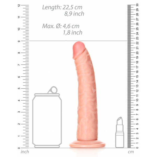 Dildo sottile RealRock 20 x 4,6 cm