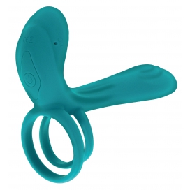 Xocoon Cockring with vibrating case Vibrator Green 10 x 2.8cm