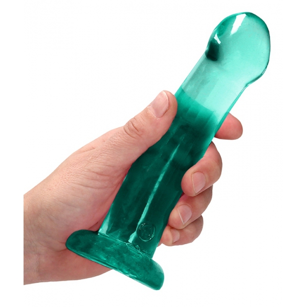 Dildo Rody Crystal RealRock 16 x 4cm Grün