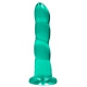 Twist Crystal Dildo RealRock 16 x 4cm Grün