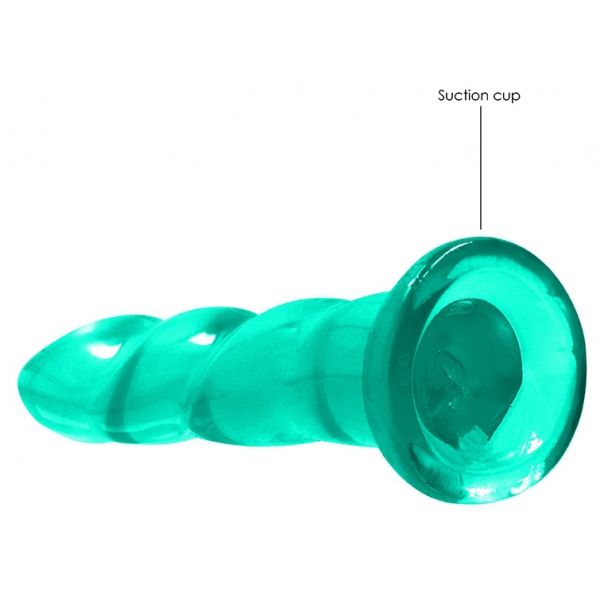 Dildo Twist Crystal RealRock 16 x 4 cm Verde