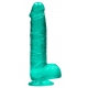 Crystal Clear Dildo 12 x 3cm Green