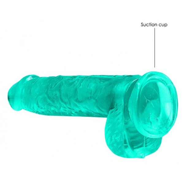 Crystal Clear Dildo 12 x 3cm Green