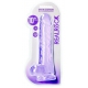 Dildo Crystal Clear 21 x 5.5cm Violett