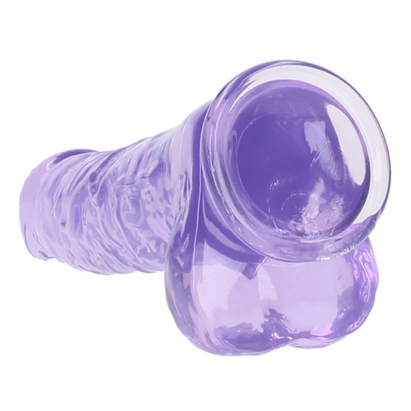 Dildo Crystal Clear 21 x 5.5cm Violett