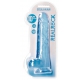 Dildo trasparente 21 x 5,5 cm blu