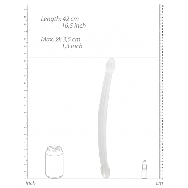 Non Realistic Double Dong - 17''/ 42 cm