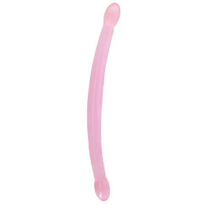 Real Rock Crystal RealRock Crystal Doppeldildo 42 x 3.5cm Pink