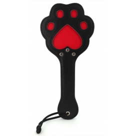 Kinky Puppy Paddle Patte 28 x 13cm Noir-Rouge