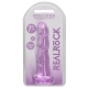 Dildo Twist Crystal RealRock 16 x 4 cm Viola