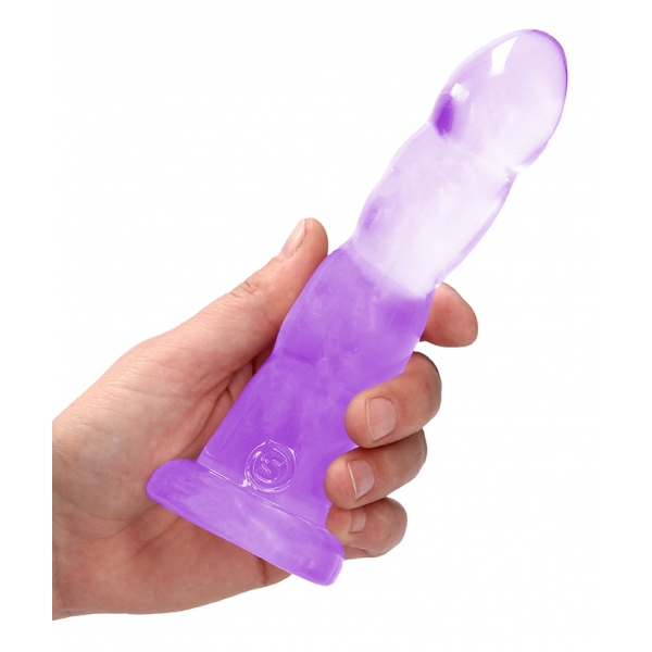 Dildo Twist Crystal RealRock 16 x 4 cm Viola