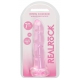 Dildo Twist Crystal RealRock 16 x 4 cm Rosa